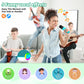 Goopow Mini Karaoke Machine Speaker For Kids Adults, Portable Bluetooth Microphone Song Toys With Led Light, Best Chritmas Birthday Festival Gift For 3 4 5 6 7 8+ Year Old Girls Boys (Green-2Mic)