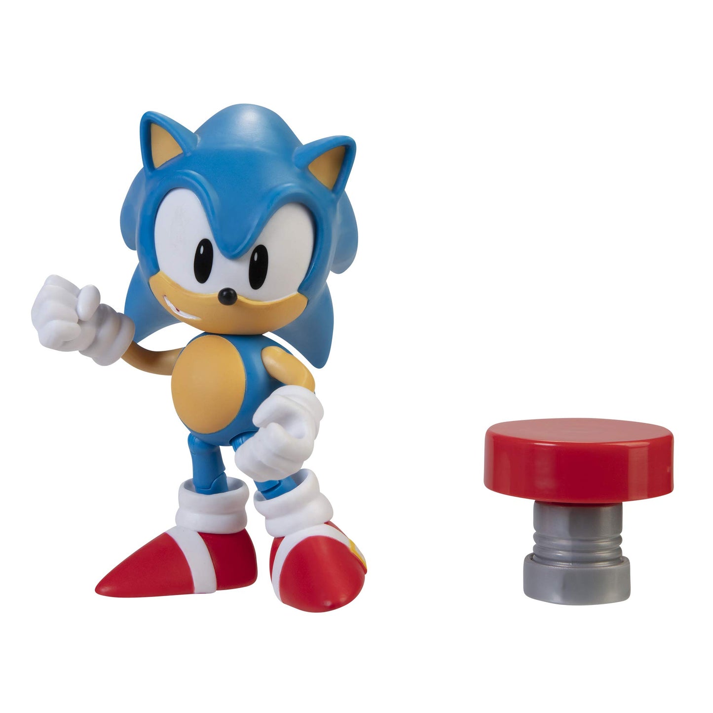 Sonic 4''- Classic Sonic w/Spring- Wave 4 (Online) Articulated