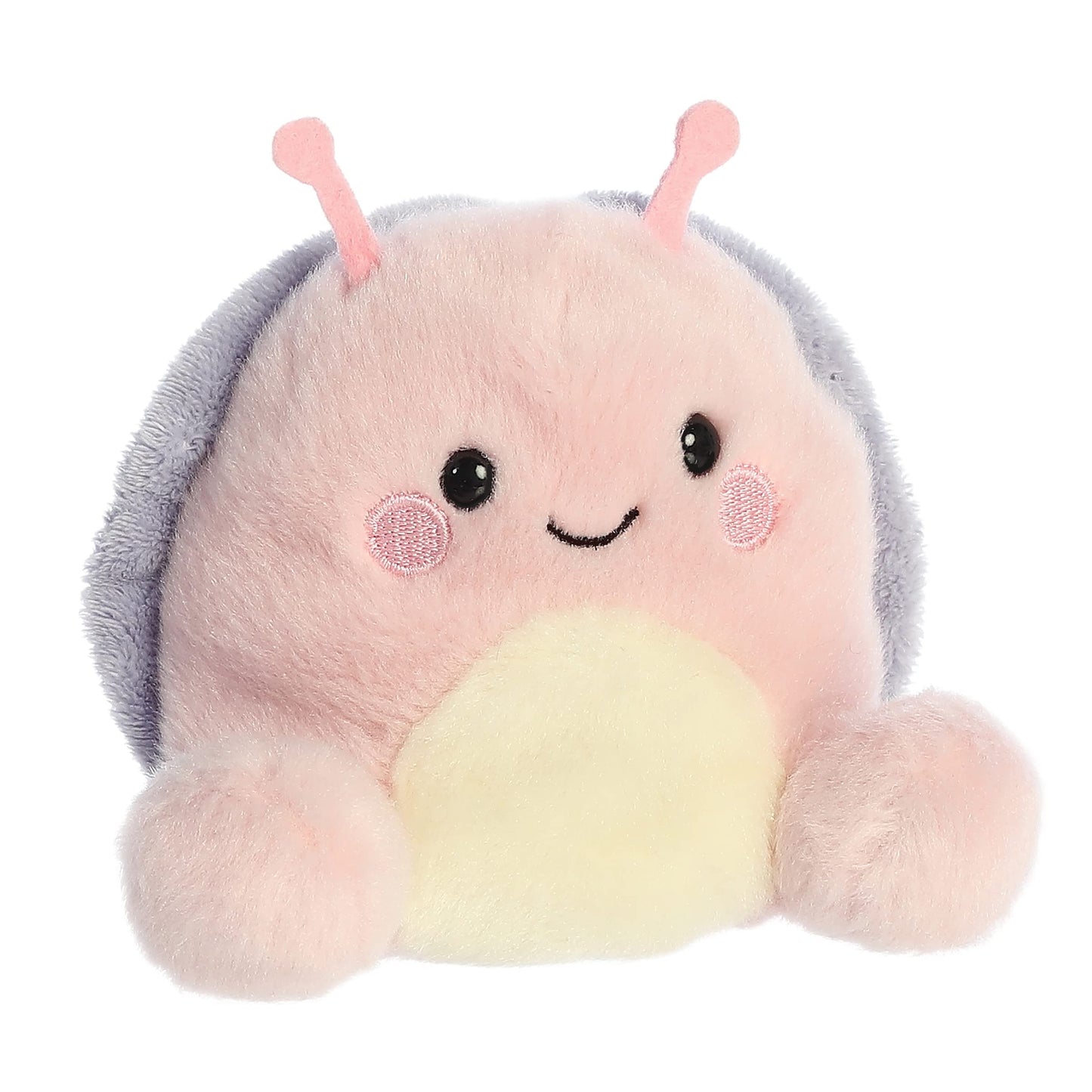 Aurora Adorable Palm Pals Shelby Snail Stuffed Animal - Pocket-Sized Play - Collectable Fun - Pink 5 Inches