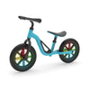 Chillafish Charlie Glow Lightweight Toddler Balance Bike Trainer With Light-Up Wheels For Children 18-48 Months, Learn To Ride With 10-Inch No-Puncture Tires, Adjustable Seat And Carry Handle, Sky