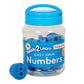 READY 2 LEARN Easy Grip Dough and Paint Stampers  Numbers  Set of 10  Ages 2+  Easy to Hold Letter Stamps for Kids