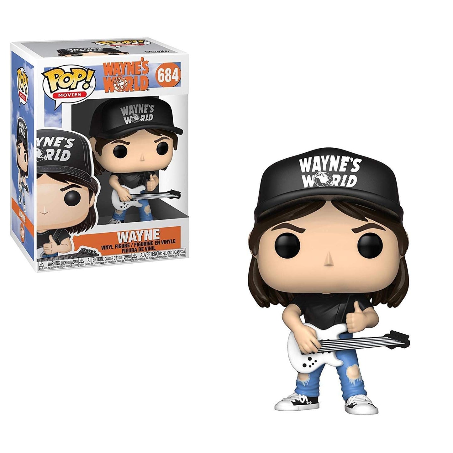 Funko Pop Wayne's World Wayne Collectible Figure, Vinyl, Multicolor, Model 34330