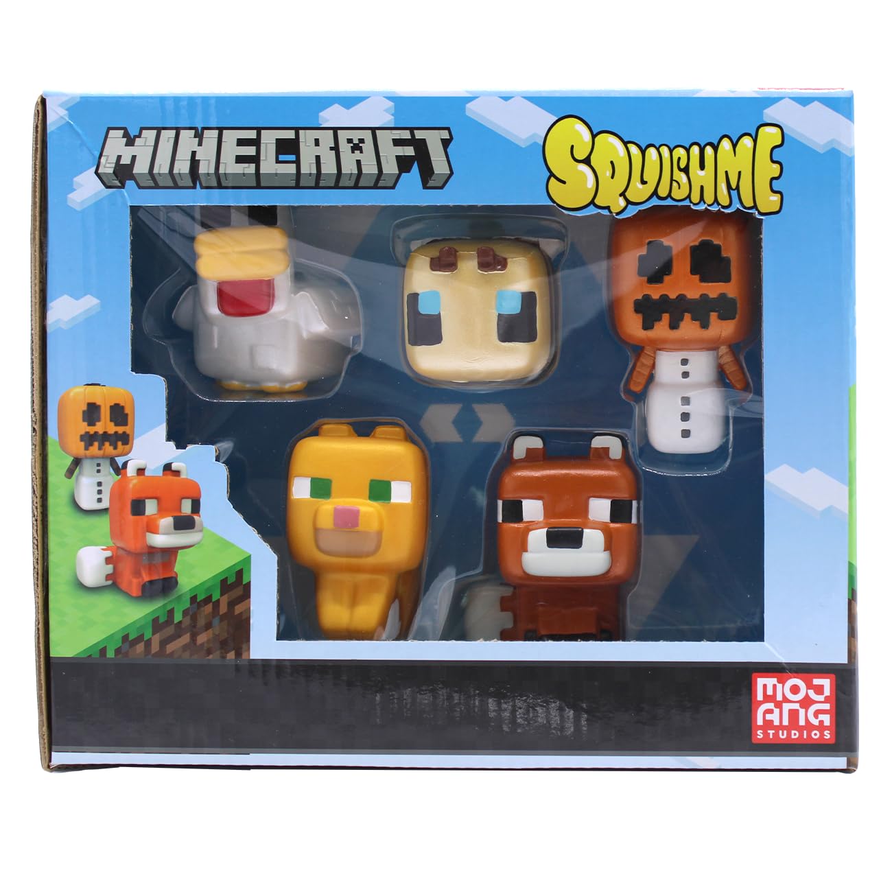 Minecraft 5 Piece Squishme Collectors Box
