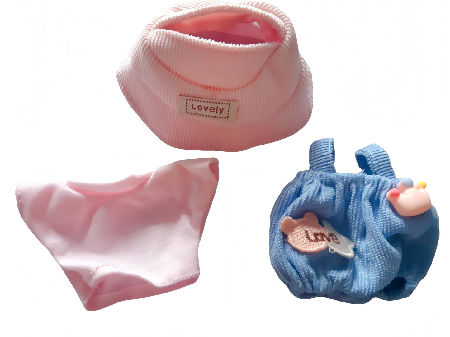 Jrelecs Kawaii Chic Style Clothes for 17cm/6.7inches Dolls   Cute Outfit with Accessories enhanced Fashion Dresses for Dolls Accessories Suit (Not Include Doll)