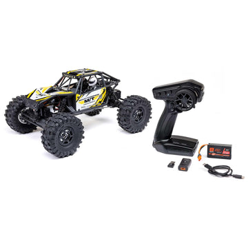 Axial RC Truck UTB18 Capra 4WS 1/18th 4x4 RTR (Comes with Everything Needed to Run), Yellow, AXI-1750T2
