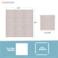 Play Platoon Non-Toxic Large Kids Play Mats For Floor, 9 Tile 72 X 72 Inch - Extra-Thick Foam Tiles, 24 X 24 Inch Puzzle Mat Pieces, Neutral Playmat For Toddlers & Childrens Playroom - Sand Star Print