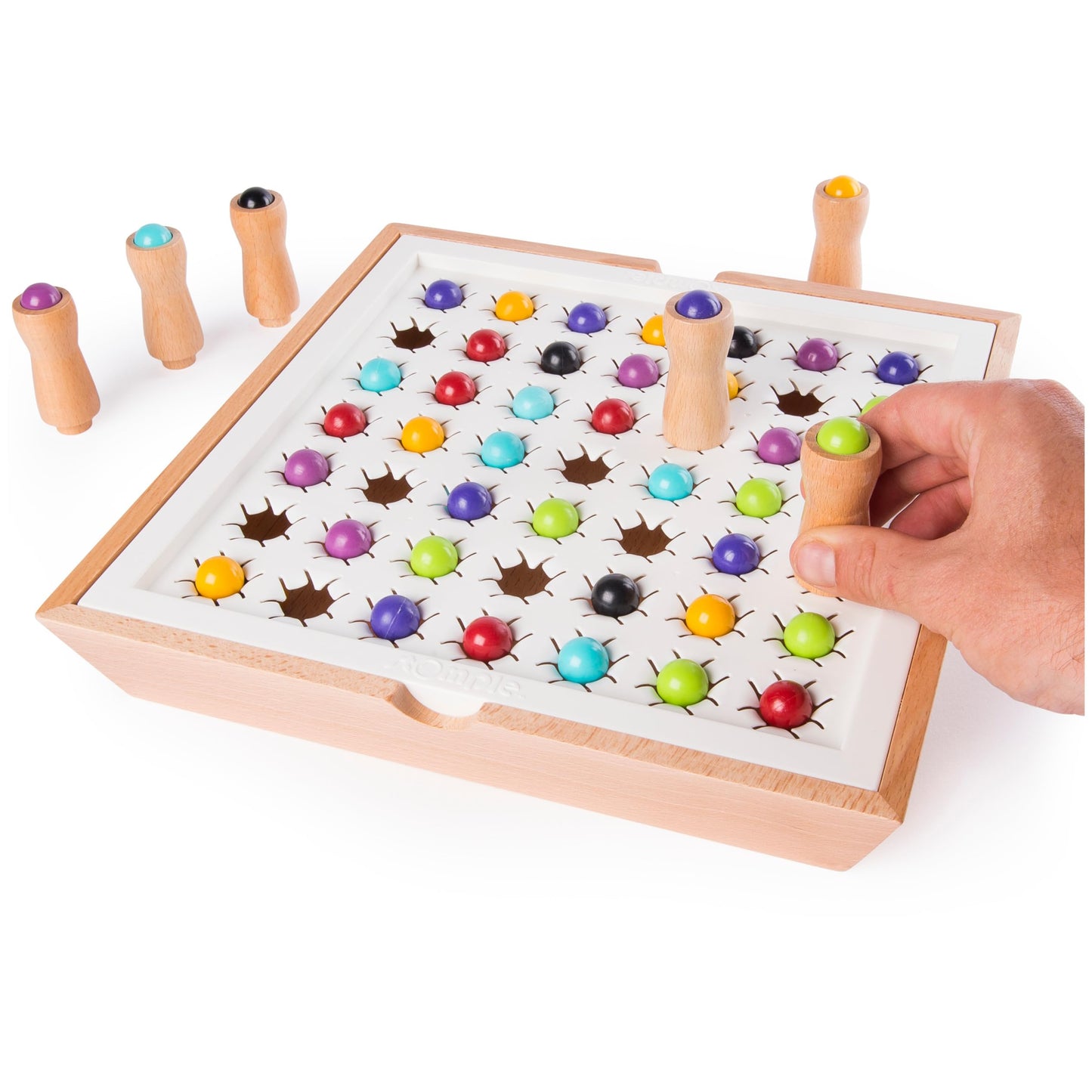 Spin Master Games Stomple Game - Fun Strategy Game for Kids 8+, Plastic, Model 6044511