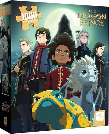 The Dragon Prince Heroes At The Storm Spire'' 1000 Piece Jigsaw Puzzle | Artwork Featuring Ezran, Azymondias, And Other Characte