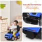 Honey Joy Ride On Push Car, Foot To Floor Ride On Sliding Car Push Handle & Detachable Guardrail, Sound & Lights, Under Seat Storage, Push Cars For Toddlers 1-3, Gift For Kids Boys Girls(Blue)