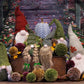 Boston International Decorative Autumn Fabric Gnome Figurine, 18-Inches, Abner Autumn Plaid