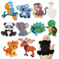 10 Pcs Fridge Magnets For Toddlers 1-3,Refrigerator Magnets For Kids,Kids Magnets Educational Toys,Learning Animals Magnets For Babies,Animal Cartoon Magnet