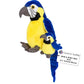 Forest & Twelfth Mom And Baby Mini Macaw, Stuffed Animal For Boys And Girls, Bird Baby Shower Decorations, Nursery Decor, Soft Stuffed Macaw, Plush Toy, Huggable