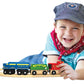 Masterpieces Wood Train Sets - Lionel Santa Fe Cargo 3 Piece Train Set - Officially Licensed Toddler & Kids Toy