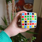 V-CUBE 6 Pillowed Puzzle Cube, 2. Pillow, White, Plastic, Model VCB-6b-WHITE