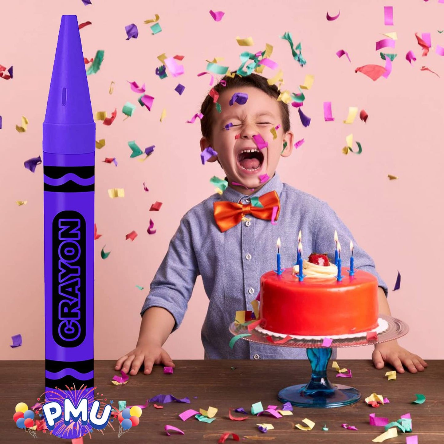 Pmu Giant Crayon Bank 36 Inch Purple Color (1/Pkg) Pkg/1