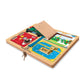 Melissa & Doug Locks and Latches Board Toy - Wooden Educational Toy, Multi-color, 12.3x9.45x1.4 inches, Model 9540