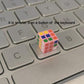 Y.L. Doymx Mini Cube 3X3 - Cube Lab 1X1X1Cm Tiny Cube, Smooth Magic Smallest Cube Gift For Kids And Adults(Blue)