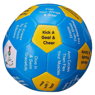 Thumball 4-Inch Move Your Body Activity Ball For Classroom Warm-Ups – Engage Student Brain Breaks, Boost Energy, Improve Coordination Student Focus Game