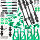 Hopsuprc Upgrades Part For 1/10 Rustler/Stampede/Slash Vxl 4X4,Big Bore Rc Shocks&Steel Drive Shaft Cvd&A Arm&Caster Block,Steer
