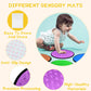 Bouiexye 20 Sets Round Sensory Mats For Autistic Children Textured Sensory Tiles Sensory Toys Babies And Toddlers With Sensory I