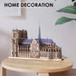 Piececool 3D Metal Puzzles For Adults And Teens, Notre Dame De Paris Church Metal Model Kit, Challenge French Cathedral Brain Te