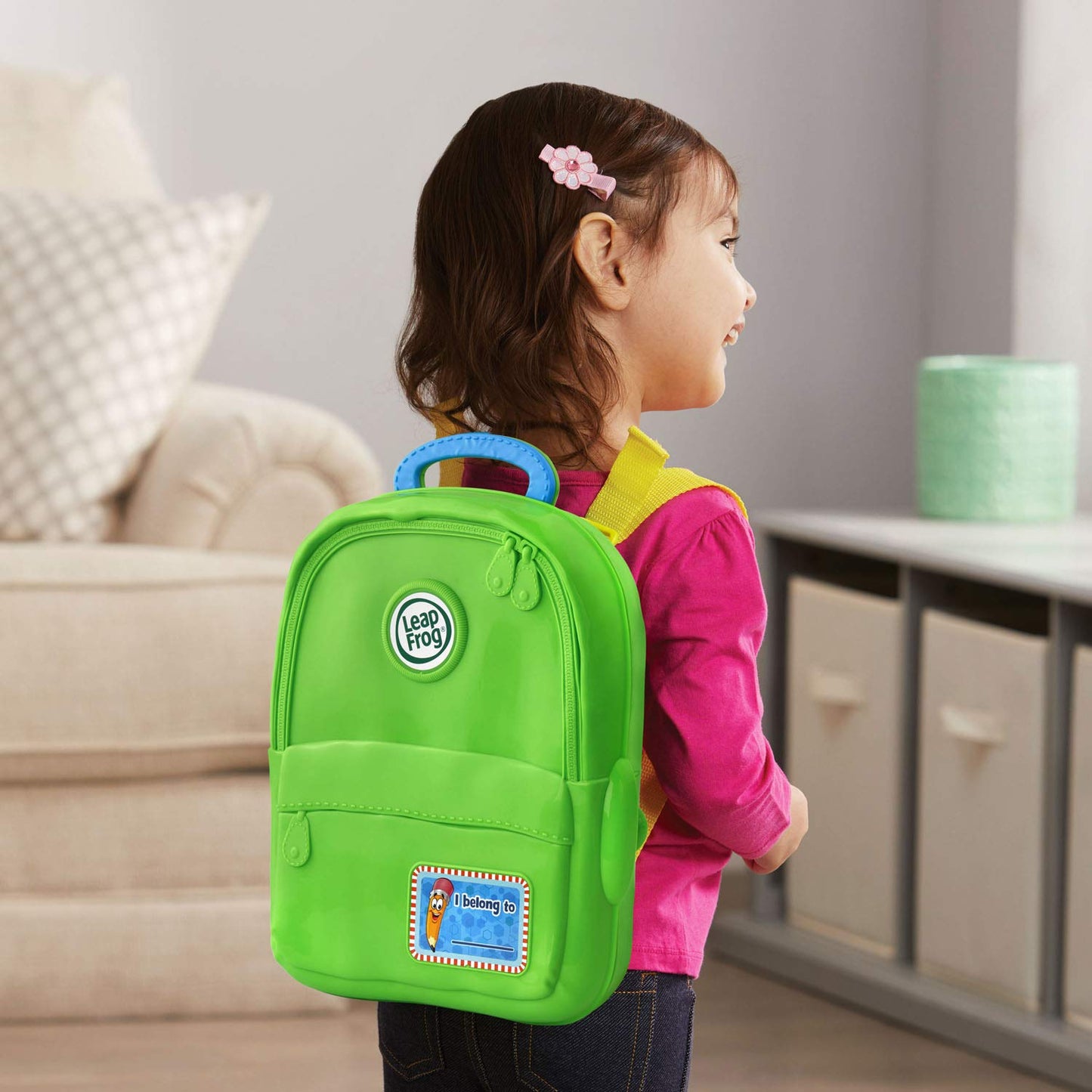 LeapFrog Mr. Pencil's ABC Backpack, Green, Frustration Free Packaging, Model 80-603401, Plastic Material
