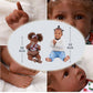 Babeside Lifelike Reborn Baby Dolls Black Girl, 20 Inch Newborn African American Realistic Black Baby Real Life Girl Dolls Soft Vinyl And Cloth Body With Feeding Kit Gift Box For Kids Age 3+