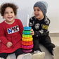 ODELA Spinning Toy - enhanced Stacking Toy for Kids - Strong ABS Plastic - Rainbow Spinning Wheel Toy - Fun and Engaging Brain Development Toys for Kids