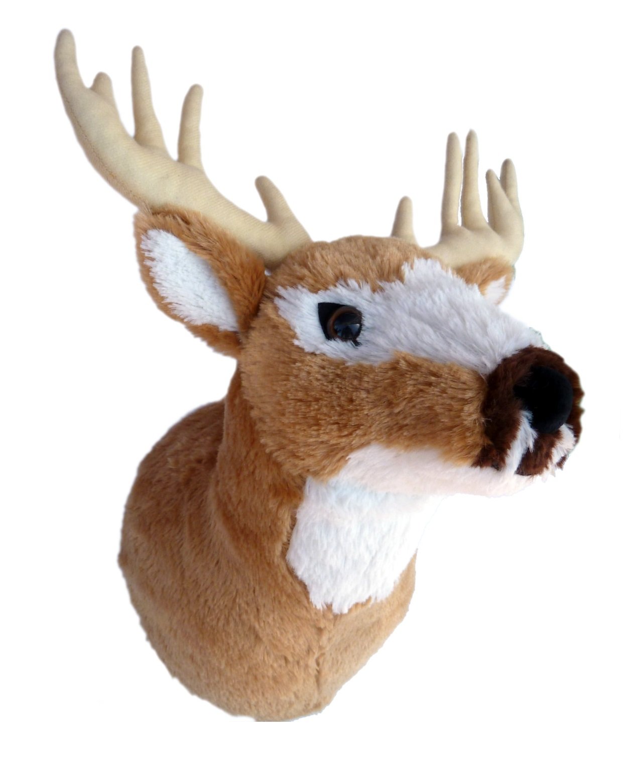 Adore Plush Company 13" Mr. Yosemite The Deer Plush Stuffed Animal Wall Mount - Brown, Model 2065, Soft Plush Material