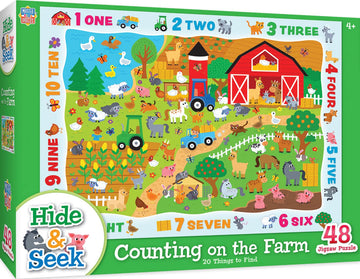 Counting On The Farm 48 Pc
