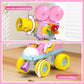 Mov stone 3-in-1 Creator Building Set, 520 Pcs, Pink, Model KB7159, Compatible with Lego, Includes Roller Skate, Heart Bear, Movie Projector