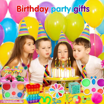 100 Pcs Fidget Toys Pack, Party Favors For Kids 8-12 Mini Autism Sensory Toy Goodie Bag Pinata Stuffers Treasure Box School Prizes Birthday Party Supplies Halloween Treat Xmas Gifts For Boys Girls 4-8