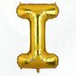 Flyloons Gold I Letter Foil Balloon Alphabets Balloons Perfect for Birthday Decoration Items, Anniversary, Bachelorette, Wedding