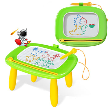 Kikidex Magnetic Drawing Board, Toddler Girl Toys For 1-2 Year Old, Doodle Board Pad Learning And Educational Toys For 1 2 3 Yea