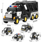 Temi Police Trucks Boy Toys For 3-5 Year Old Toddlers - Toys For 3 4 5 6 7 Years Old Transport Vehicle Carrier Truck, Boy Trucks