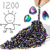 Caturledas 1200 Pcs Ferrite Putty Stones, Fidget Toys Rocks For Office Stress Anxiety Relief, Executive Desk Toys For Men Women