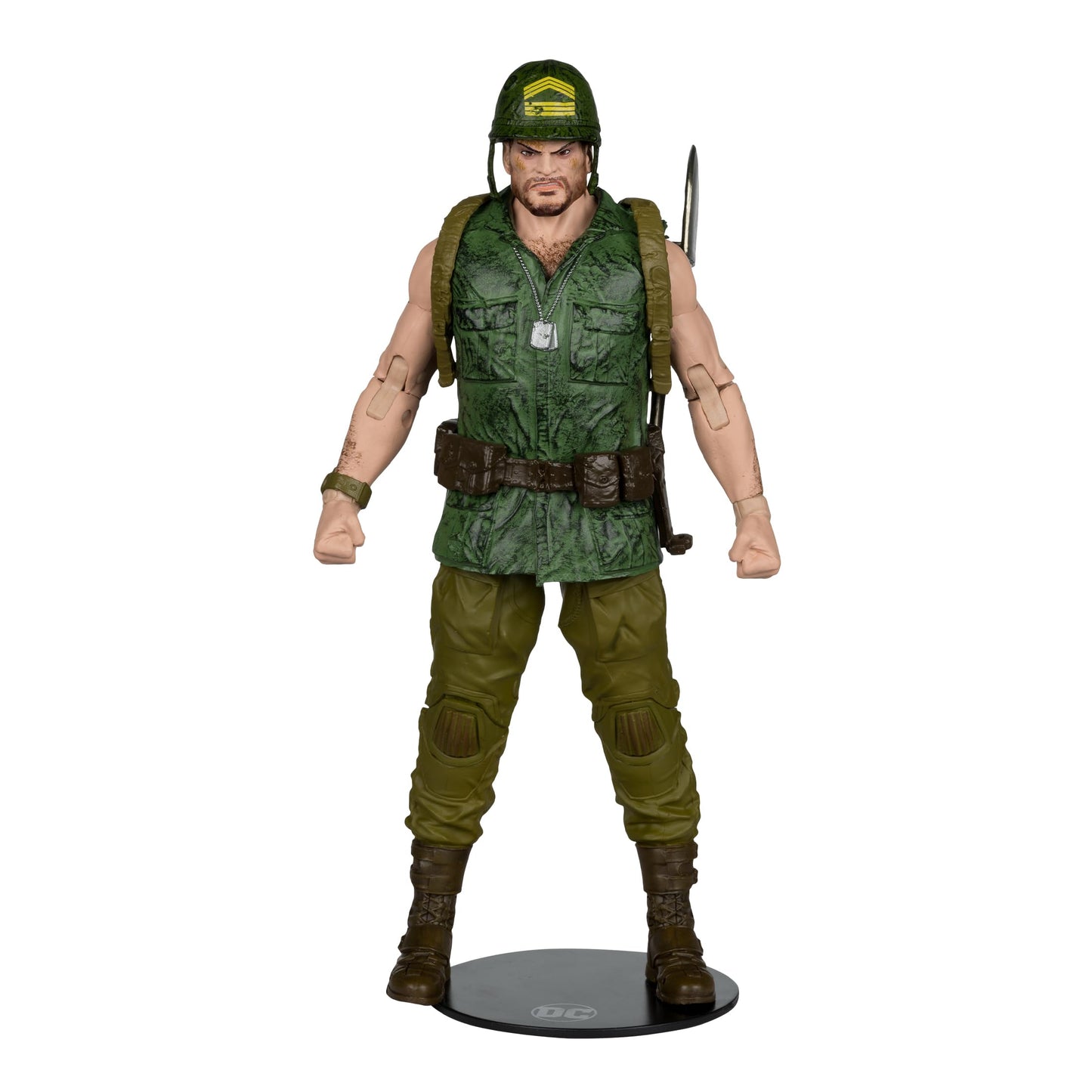 McFarlane Toys DC Multiverse Sergeant Rock 7in Figure - Collector Edition #14, Multicolor, Plastic