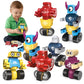 Cooldele STEM Magnetic Robot Building Toys for Kids 35 and 48, 36 Pieces Transformable Stacking Robot Blocks with Storage Box,