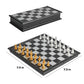 Mini Travel Chess Set Magnetic Vikutu 7.5 Inches Portable Small Folding Chess Board (Small)