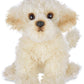 Bearington Collection Plush Dog Stuffed Animal - 13" White Puppy Toy for Kids, Maltipoo & Labradoodle Plushies