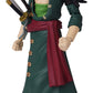 Bandai America Anime Heroes One Piece Roronoa Zoro Action Figure - Plastic, Zoro Color, Model 36932
