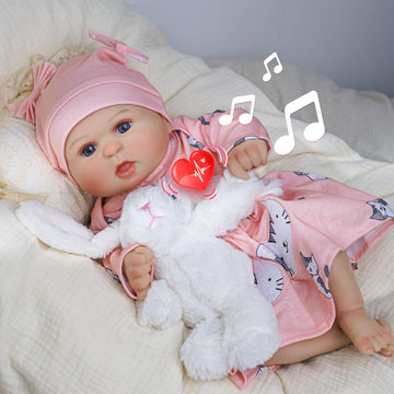 Babeside Reborn Baby Dolls With Heartbeat Coos And Breathing - Bailyn, 20 Inches Realistic Newborn Soft Baby Dolls With Toy Accessories Gift Set For Kids Age 3+