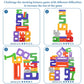 Lasoba Wooden Numberblocks Toys, 30 Pcs Number Blocks Toys For Kids, Large Number Block 1-10, Digital Building Blocks, Stacking