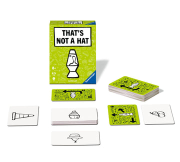 Ravensburger That’s Not A Hat Card Game - Fun Bluffing & Memory Game for 3-8 Players, Travel Friendly, Multicolor, Medium Size