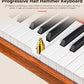 Vangoa Kids Piano Keyboard, 37 Keys Wood Digital Piano For Kids, Music Educational Instrument Toy, For Girls And Boys, Solid Wood Yellow