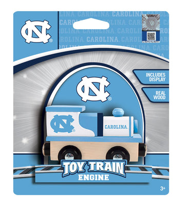 Masterpieces Ncaa North Carolina Tar Heels Real Wood Toy Train Engine