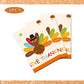 3Pcs Thanksgiving Decorations, 54 x 108 Thanksgiving Tablecloth Give Thanks Tablecloth Waterproof Disposable Thanksgiving Table