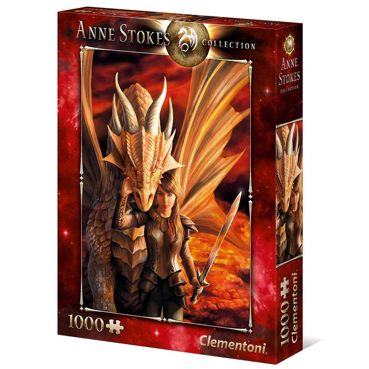 Clementoni - 39464 - Anne Stokes Collection - Inner Strenght Puzzle For Adults And Children - 1000 Pieces