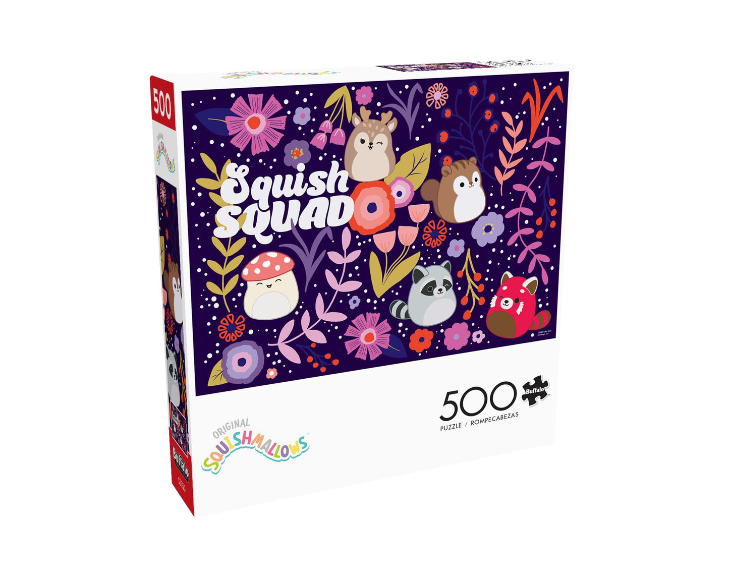 Buffalo Games Squishmallow 500 Piece Jigsaw Puzzle - Large Multicolor - Challenging Game Night Fun - Model 3245