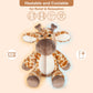 SuzziPals Giraffe Stuffed Animal - Heatable & Coolable, Lavender Scent, Fantasy Color, Soft Polyester Plush for Kids' Relaxation